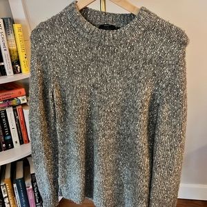 Theory Grey Crewneck Sweater